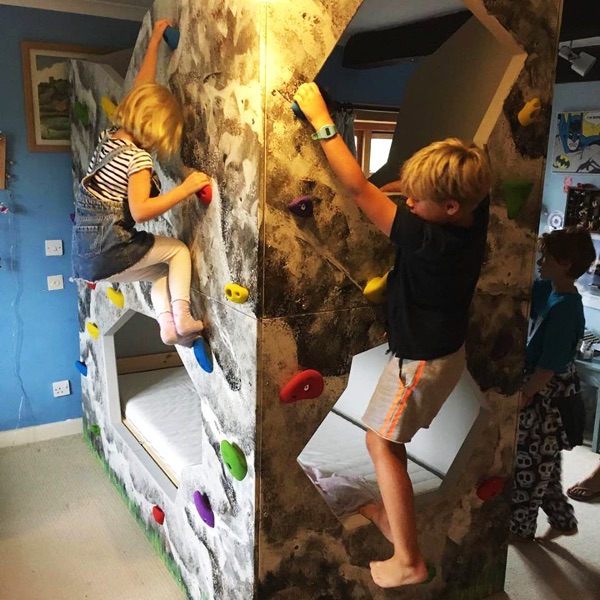 Climbing Wall Bunk Bed